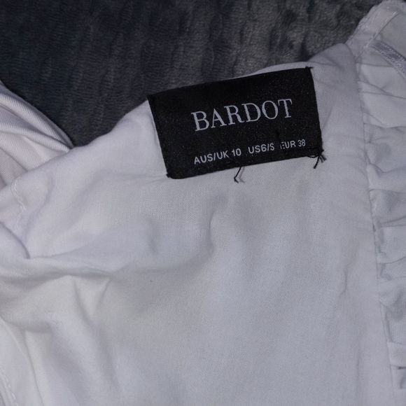 Bardot white tiered midi dress 6 - Picture 12 of 15